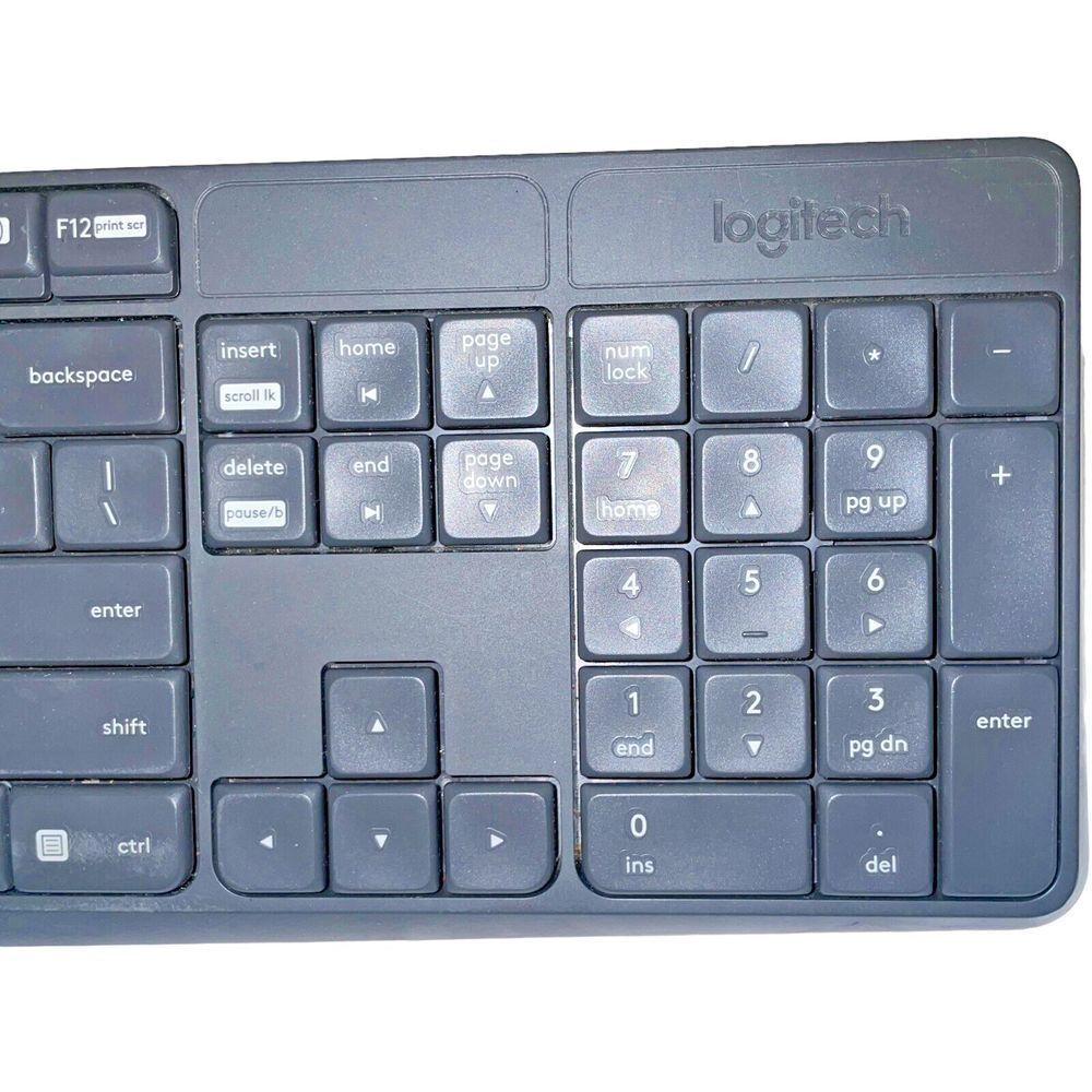Logitech K235 Gray Wireless Keyboard Without USB Adapter And Mouse‎ - Picture 5 of 11